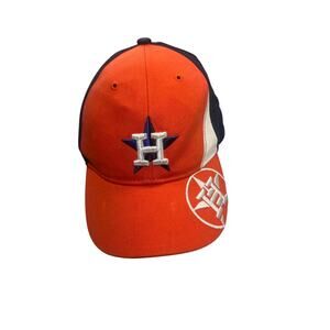 Fan Favorite Houston Astros Kids Baseball Hat Cotton Navy Orange Casual Y2K